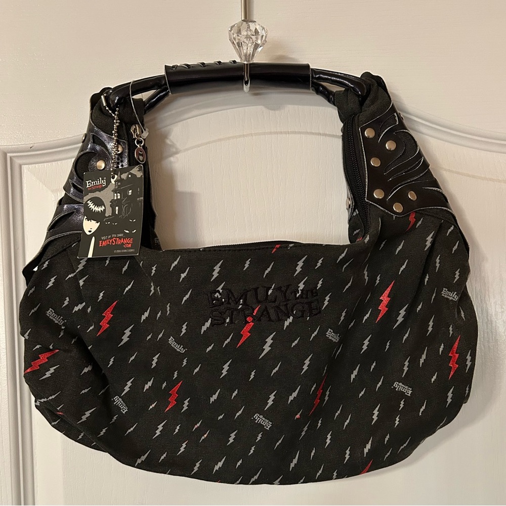 Brand New Vintage Emily the Strange Black and Red Shoulder Bag